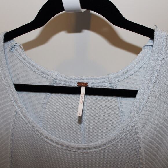 Free People Ventura Blue High Low Tunic NWT Small - Picture 2 of 2